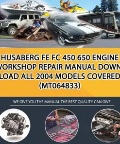Husaberg Fe Fc 450 650 Engine Workshop Repair Manual Download All 2004 Models Covered (MT064833)