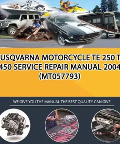 Husqvarna Motorcycle Te 250 Te 450 Service Repair Manual 2004 (MT057793)