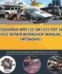 Husqvarna Wre125 Sm125S Pdf Service Repair Workshop Manual (MT060495)