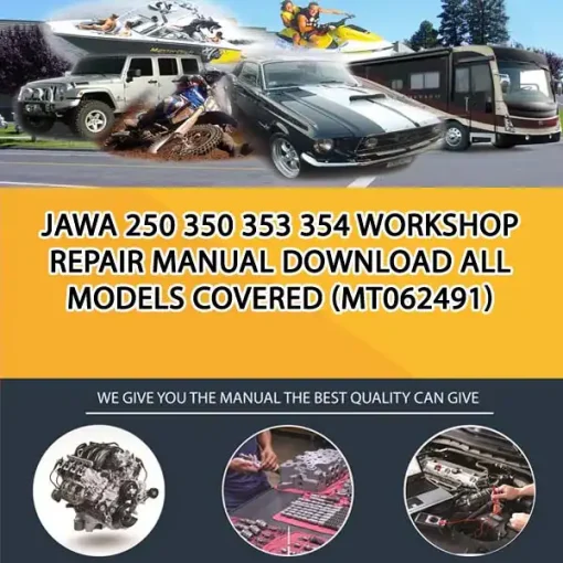Jawa 250 350 353 354 Workshop Repair Manual Download All Models Covered (MT062491)