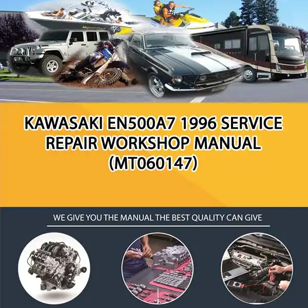 Kawasaki En500A7 1996 Service Repair Workshop Manual (MT060147)