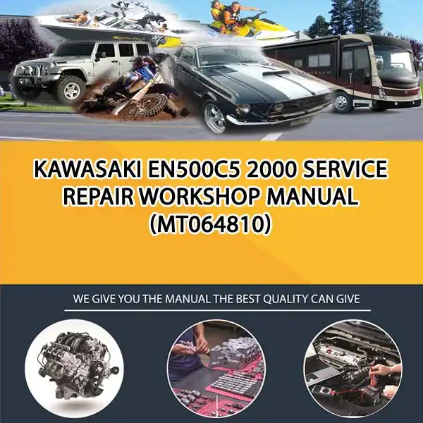 Kawasaki En500C5 2000 Service Repair Workshop Manual (MT064810)