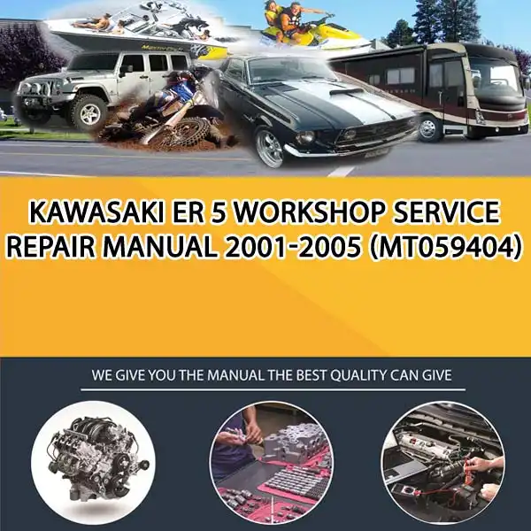 Kawasaki Er 5 Workshop Service Repair Manual 2001-2005 (MT059404)
