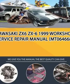 Kawasaki Zx6 Zx-6 1999 Workshop Service Repair Manual (MT064668)