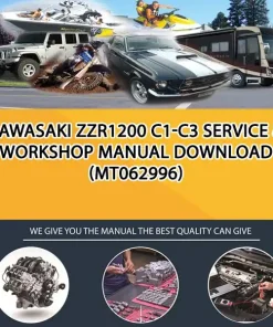 Kawasaki Zzr1200 C1-C3 Service & Workshop Manual Download (MT062996)