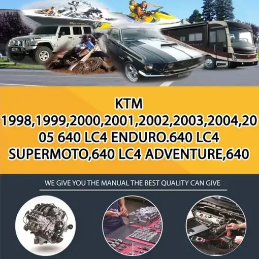 Ktm 1998,1999,2000,2001,2002,2003,2004,2005 640 Lc4 Enduro.640 Lc4 Supermoto,640 Lc4 Adventure,640 Lc4 Duke,625 Sxc,625 Smc,660 (MT064291)