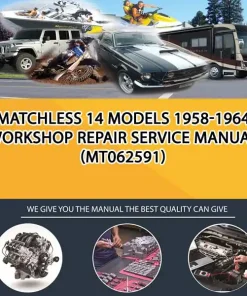 Matchless 14 Models 1958-1964 Workshop Repair Service Manual (MT062591)