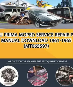 Nsu Prima Moped Service Repair Pdf Manual Download 1961-1965 (MT065597)