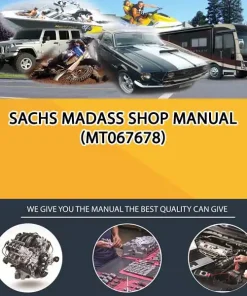 Sachs Madass Shop Manual (MT067678)