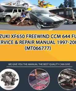 Suzuki Xf650 Freewind Ccm 644 Full Service & Repair Manual 1997-2001 (MT066777)