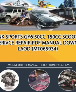 Tank Sports Gy6 50Cc 150Cc Scooter Serivce Repair Pdf Manual Downlaod (MT065934)