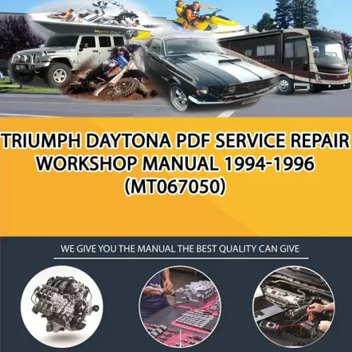 Triumph Daytona Pdf Service Repair Workshop Manual 1994-1996 (MT067050)