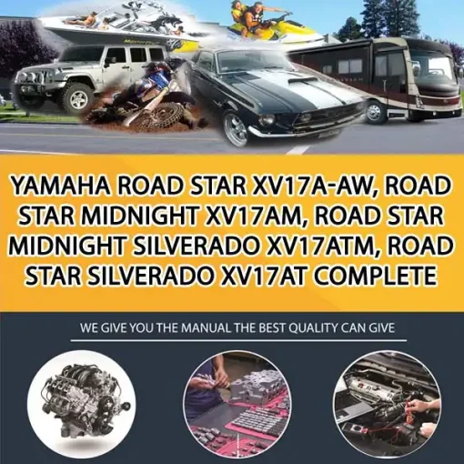 Yamaha Road Star Xv17A-Aw, Road Star Midnight Xv17Am, Road Star Midnight Silverado Xv17Atm, Road Star Silverado Xv17At Complete (MT061011)