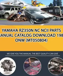 Yamaha Rz350N Nc Ncii Parts Manual Catalog Download 1985 Onw (MT050804)