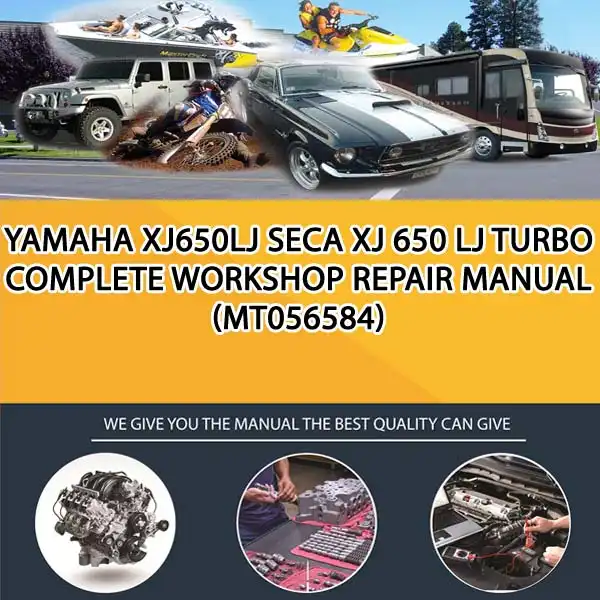 Yamaha Xj650Lj Seca Xj 650 Lj Turbo Complete Workshop Repair Manual (MT056584)