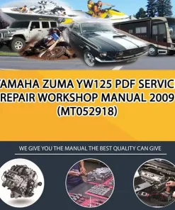 Yamaha Zuma Yw125 Pdf Service Repair Workshop Manual 2009 (MT052918)