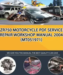 Zr750 Motorcycle Pdf Service Repair Workshop Manual 2004 (MT051971)
