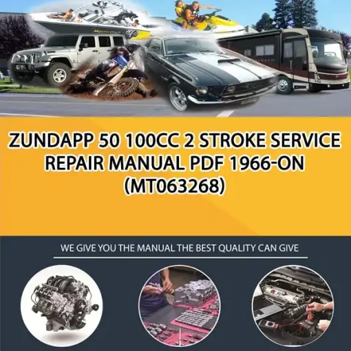 Zundapp 50 100Cc 2 Stroke Service Repair Manual Pdf 1966-On (MT063268)