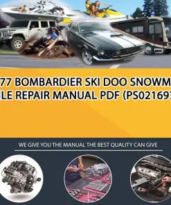 1977 Bombardier Ski Doo Snowmobile Repair Manual Pdf (PS021697)