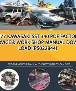 1977 Kawasaki Sst 340 Pdf Factory Service & Work Shop Manual Download (PS022844)