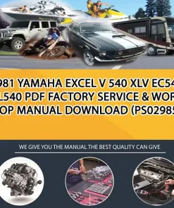 1981 Yamaha Excel V 540 Xlv Ec540 Xl540 Pdf Factory Service & Work Shop Manual Download (PS029855)