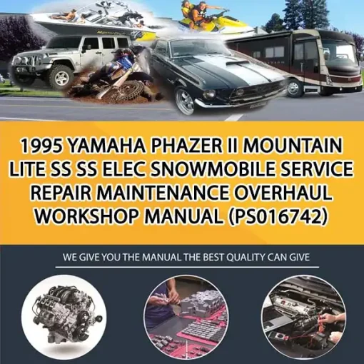1995 Yamaha Phazer Ii Mountain Lite Ss Ss Elec Snowmobile Service Repair Maintenance Overhaul Workshop Manual (PS016742)