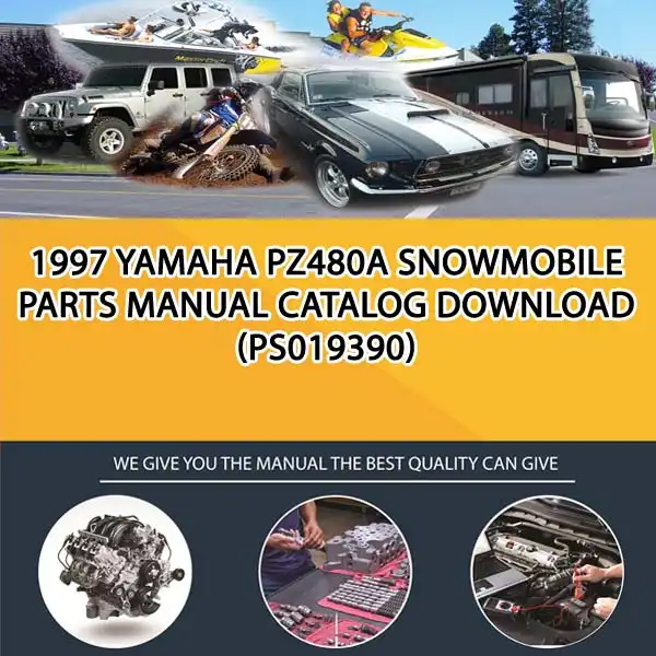 1997 Yamaha Pz480A Snowmobile Parts Manual Catalog Download (PS019390)