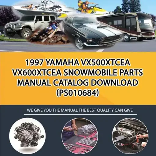 1997 Yamaha Vx500Xtcea Vx600Xtcea Snowmobile Parts Manual Catalog Download (PS010684)