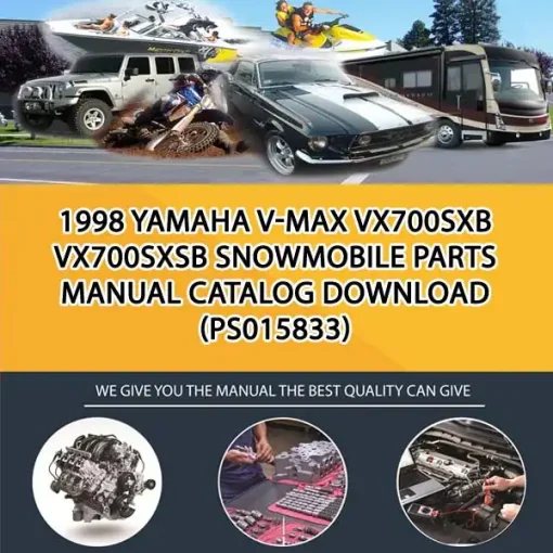 1998 Yamaha V-Max Vx700Sxb Vx700Sxsb Snowmobile Parts Manual Catalog Download (PS015833)