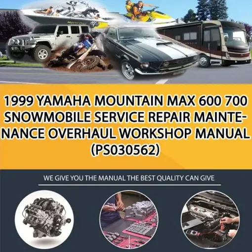 1999 Yamaha Mountain Max 600 700 Snowmobile Service Repair Maintenance Overhaul Workshop Manual (PS030562)