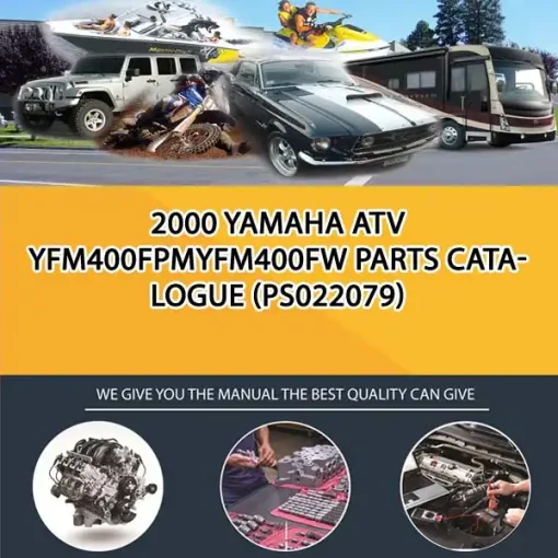 2000 Yamaha Atv Yfm400FpmYfm400Fw Parts Catalogue (PS022079)