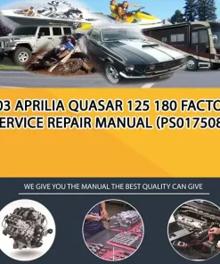 2003 Aprilia Quasar 125 180 Factory Service Repair Manual (PS017508)