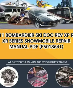 2011 Bombardier Ski Doo Rev Xp Rev Xr Series Snowmobile Repair Manual Pdf (PS018641)