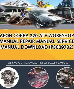 Aeon Cobra 220 Atv Workshop Manual Repair Manual Service Manual Download (PS029732)