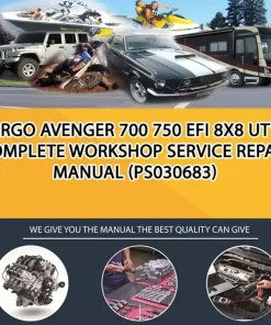 Argo Avenger 700 750 Efi 8X8 Utv Complete Workshop Service Repair Manual (PS030683)