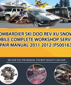Bombardier Ski Doo Rev Xu Snowmobile Complete Workshop Service Repair Manual 2011 2012 (PS001631)