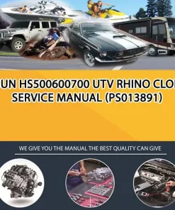Hsun Hs500600700 Utv Rhino Clone Service Manual (PS013891)