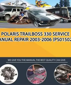 Polaris Trailboss 330 Service Manual Repair 2003-2006 (PS015027)