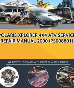 Polaris Xplorer 4X4 Atv Service Repair Manual 2000 (PS008801)