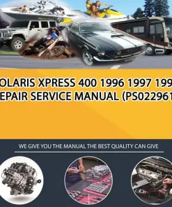 Polaris Xpress 400 1996 1997 1998 Repair Service Manual (PS022961)