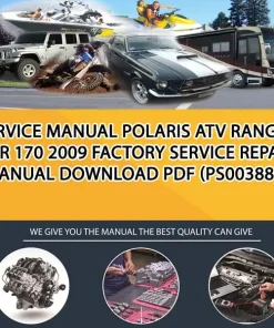 Service Manual Polaris Atv Ranger Rzr 170 2009 Factory Service Repair Manual Download Pdf (PS003884)