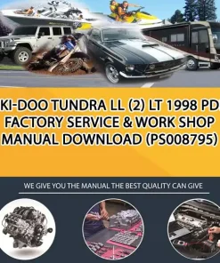 Ski-Doo Tundra Ll (2) Lt 1998 Pdf Factory Service & Work Shop Manual Download (PS008795)
