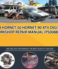 Tgb Hornet 50 Hornet 90 Atv Digital Workshop Repair Manual (PS008811)
