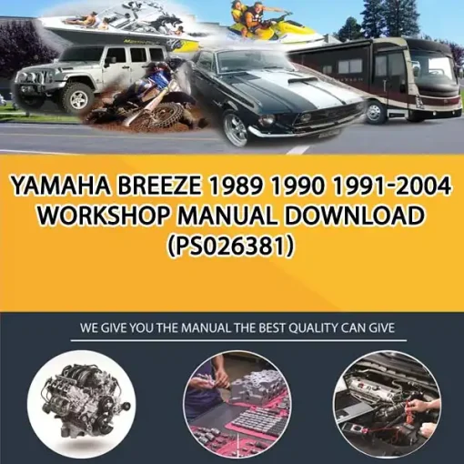 Yamaha Breeze 1989 1990 1991-2004 Workshop Manual Download (PS026381)