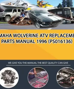 Yamaha Wolverine Atv Replacement Parts Manual 1996 (PS016136)