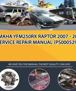 Yamaha Yfm250Rx Raptor 2007 - 2009 Service Repair Manual (PS000529)