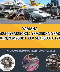 Yamaha Yfm250,Yfm250X(L),Yfm250Xn,Yfm250X(P),Yfm250Bt Atv Se (PS031612)
