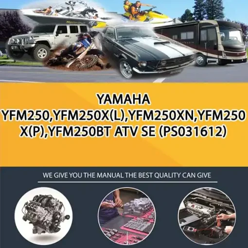 Yamaha Yfm250,Yfm250X(L),Yfm250Xn,Yfm250X(P),Yfm250Bt Atv Se (PS031612)