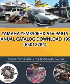 Yamaha Yfm350Fhx Atv Parts Manual Catalog Download 1996 (PS012784)