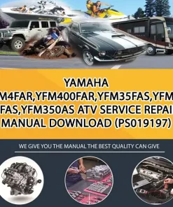 Yamaha Yfm4Far,Yfm400Far,Yfm35Fas,Yfm350Fas,Yfm350As Atv Service Repair Manual Download (PS019197)
